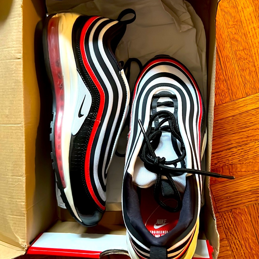 Air Max 97 Black, Red, White